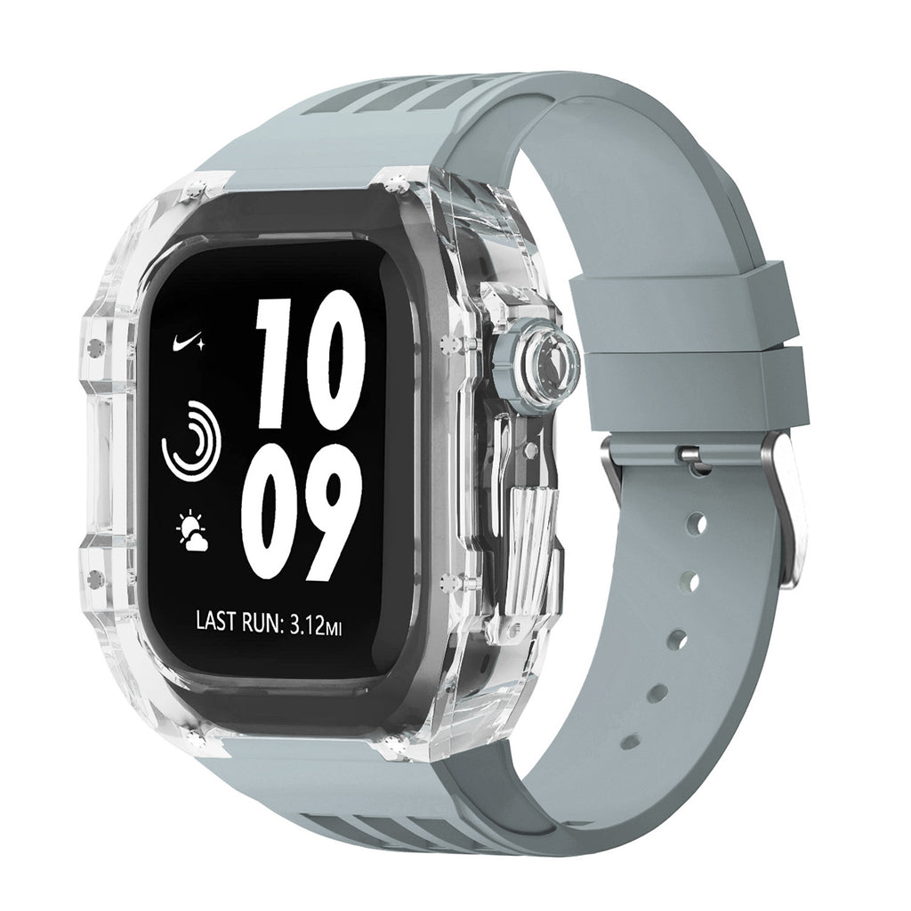 Crystal Watch Case — Fluorine Rubber Strap