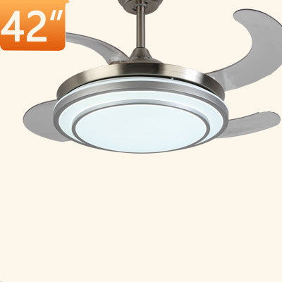 Ventilateur de plafond/Lustre LED Plein Spectre pour les yeux — 36-48", Pales Invisibles, WiFi, Commande Vocale