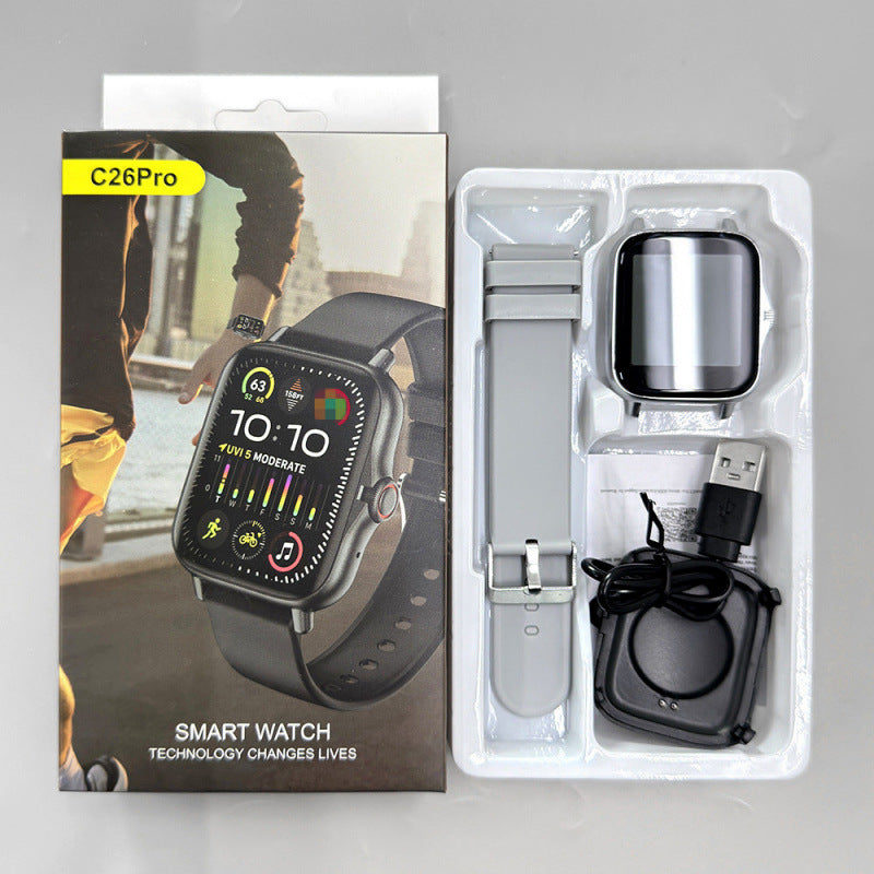 Nouvelle montre connectée sport Bluetooth avec appels, suivi de santé et rythme cardiaque