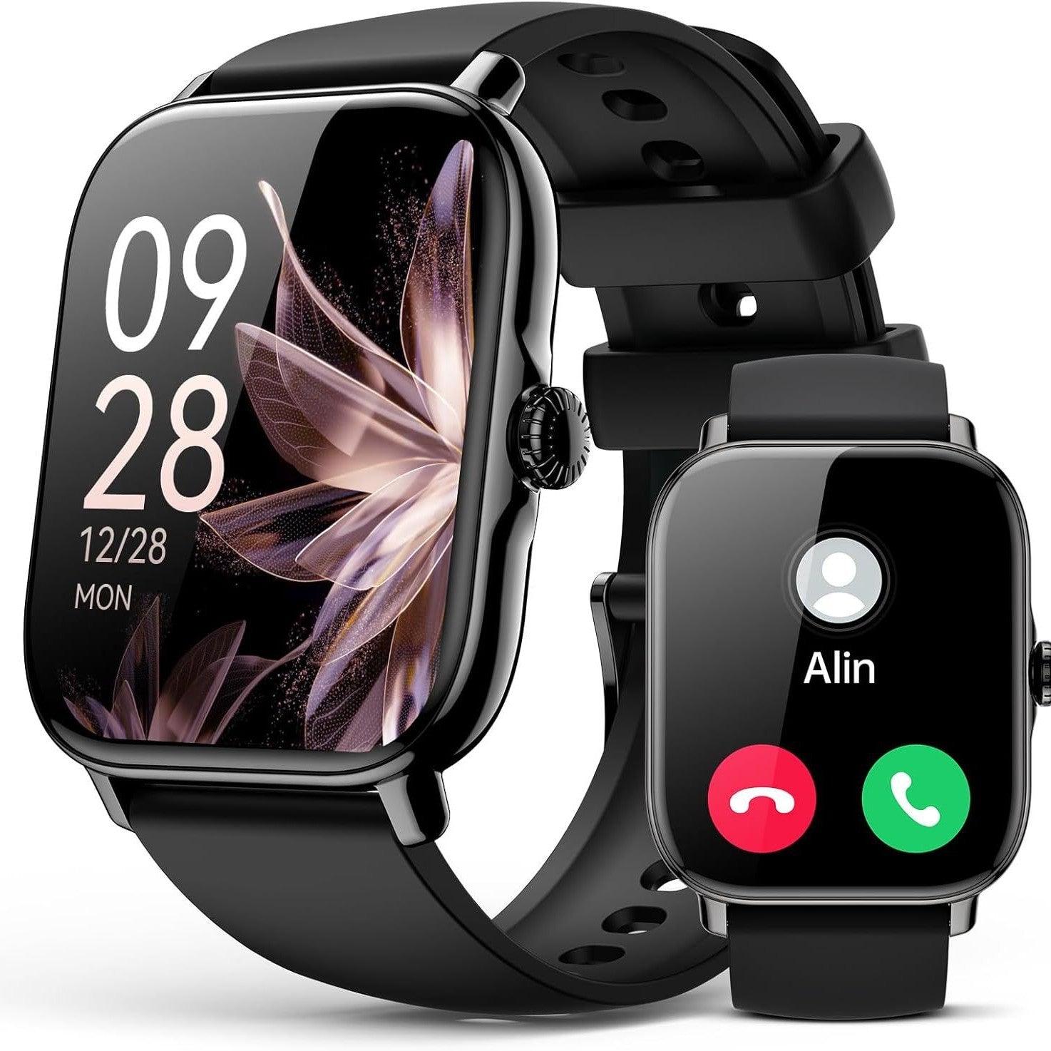 P72 Montre intelligente avec test du sommeil, fréquence cardiaque et appels Bluetooth