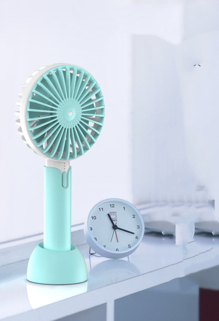 Handheld-Mini-USB-Tischventilator — 3 Geschwindigkeiten, Achter-Oszillation, unter 36dB, tragbar