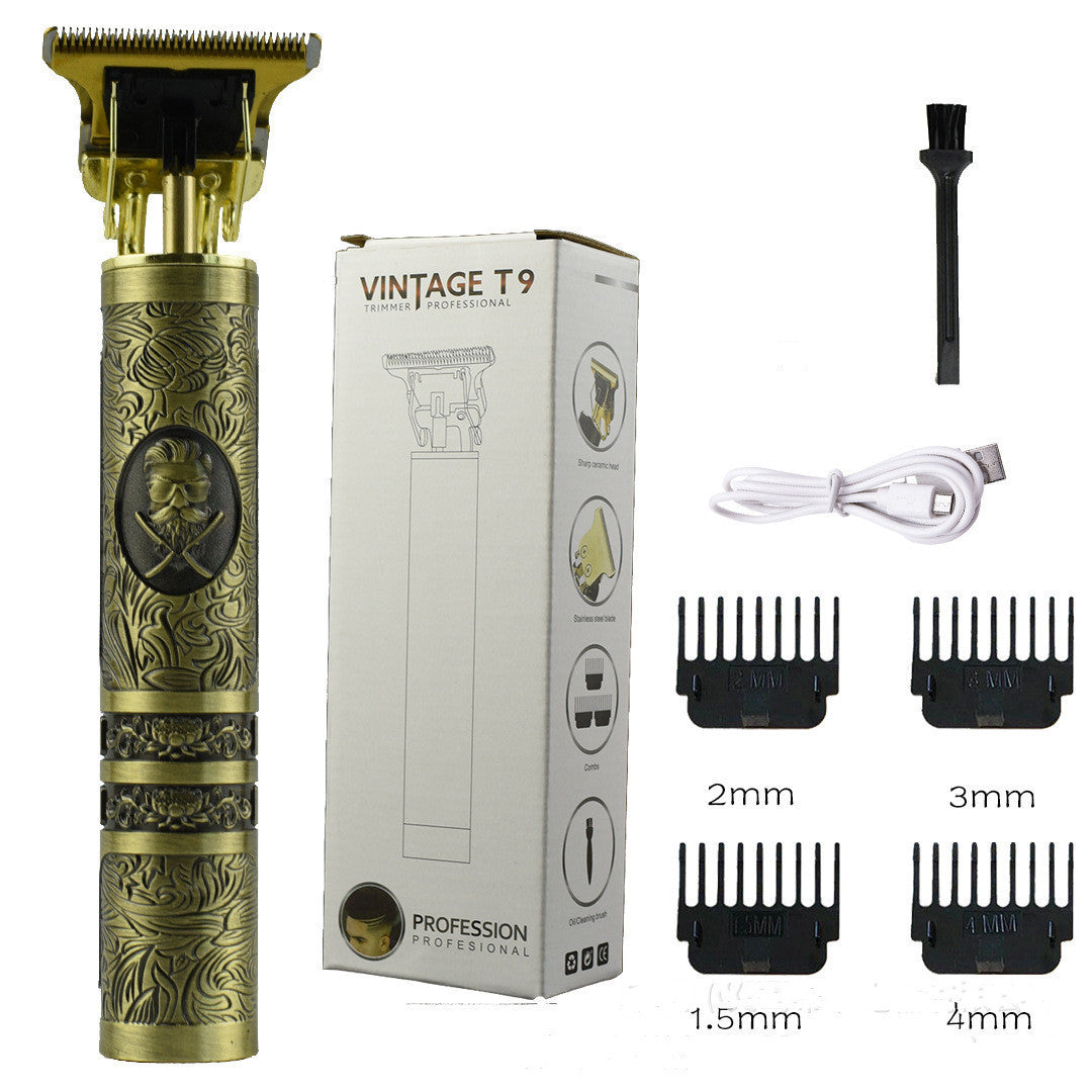 Tondeuse à cheveux professionnelle sans fil pour homme, rasoir électrique pour la barbe et la coiffure.