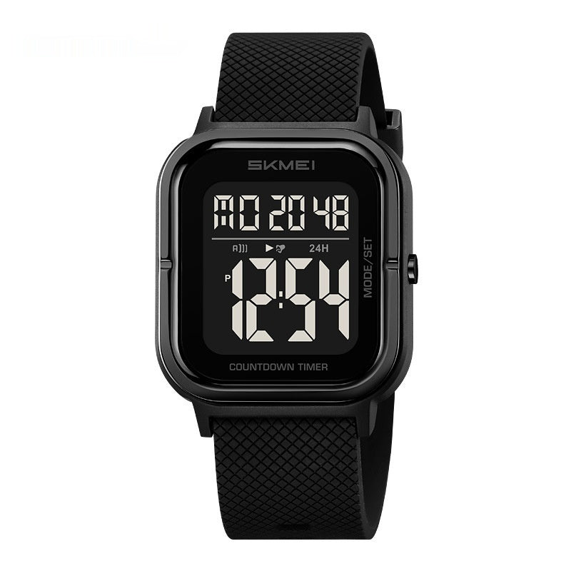 Montre lumineuse numérique électronique simple pour homme Skmei