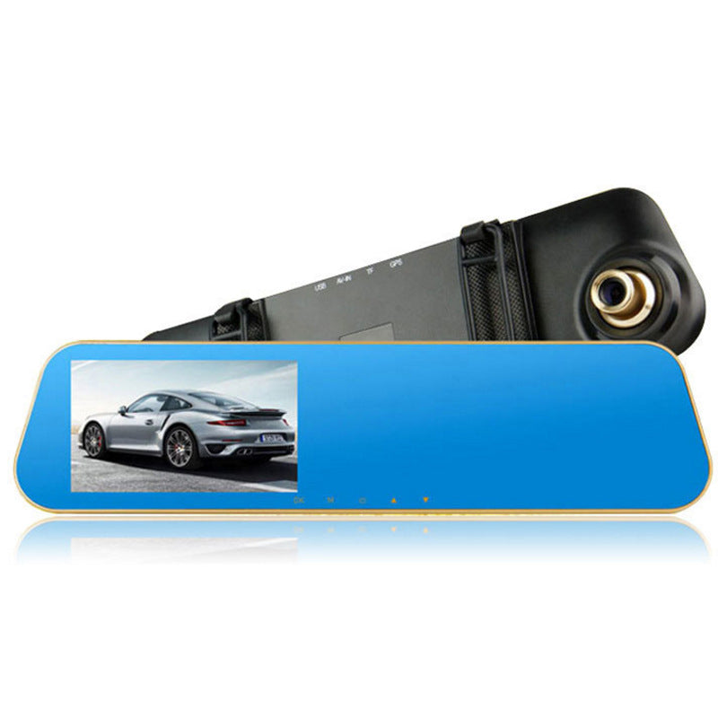 Rearview Dash Cam — Dual Lens, 1080P Recording