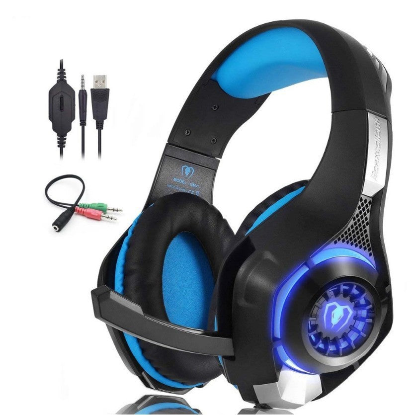 Casque Gamer Beexcellent GM-1 – Stéréo, LED, Micro, PS4, Xbox, PC, Mobile
