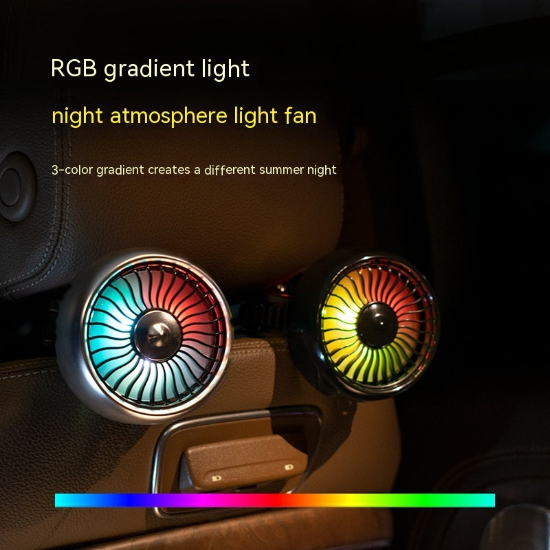 Car USB Hook Fan — Plug & Play, 12W