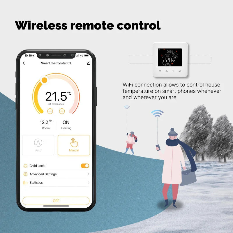 Wifi Smart Thermostat | Teckeleck UK