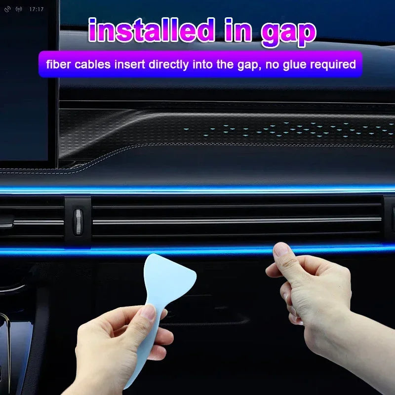 RGB Car Interior Ambient LED Light Strip | Teckeleck UK