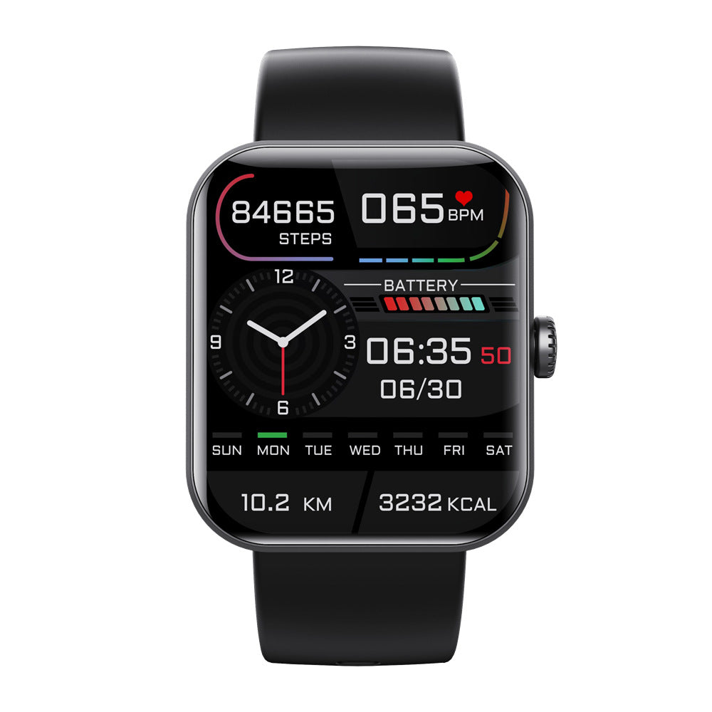 F57L Smartwatch mit Echtzeit-Blutzucker-, Herzfrequenz- und HRV-kalibrierter Überwachung für Damen und Herren