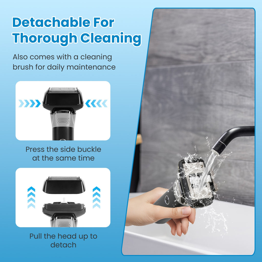 Foil Electric Shaver — 5-Blade, Waterproof