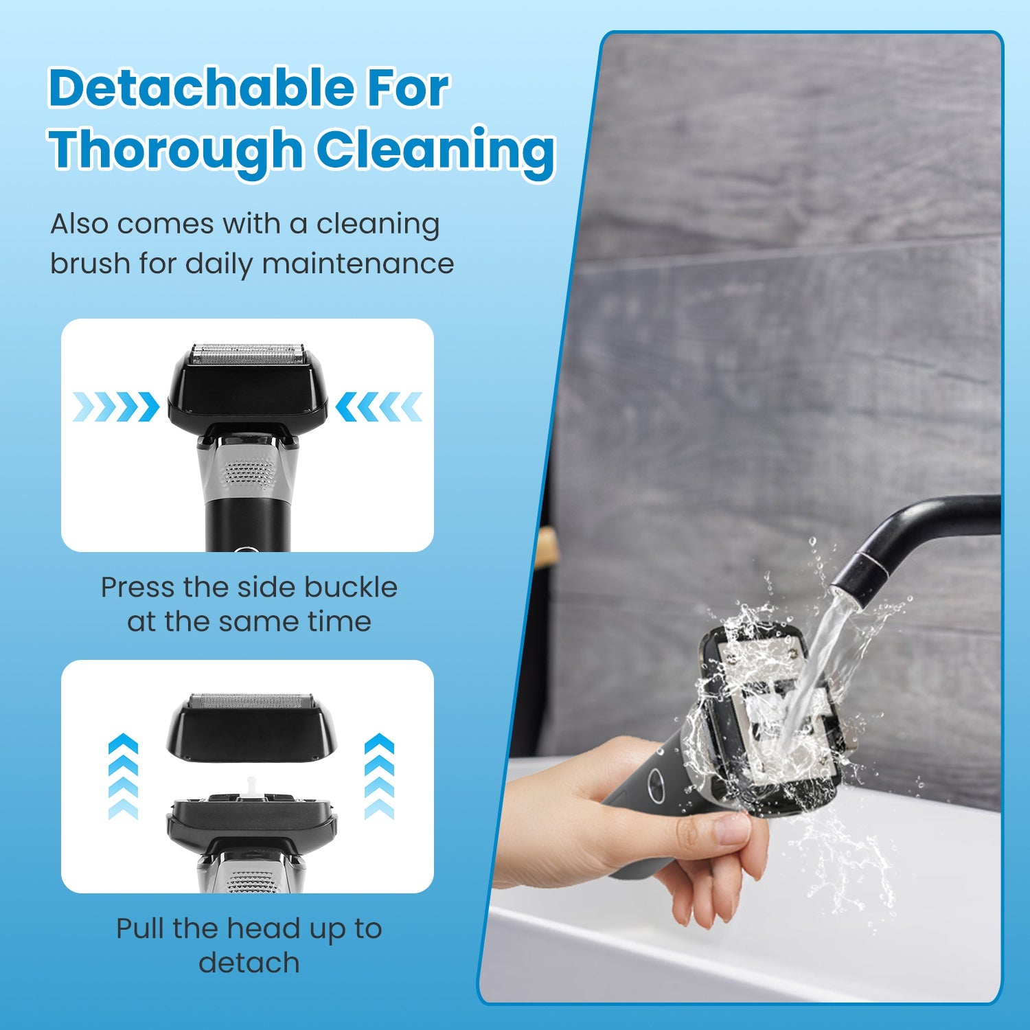 Foil Electric Shaver — 5-Blade, Waterproof