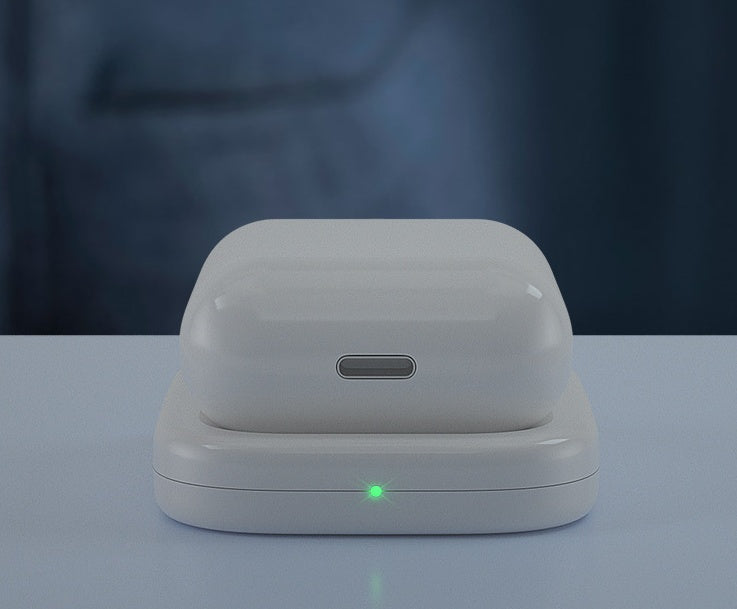 Induktions-Wireless-Ladegerät für AirPods & iPhone – Kompakte Qi-Ladescheibe, 63 mm