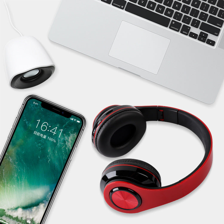 Beleuchteter faltbarer Bluetooth-Kopfhörer B39 – 40mm, 8–12 Std., 400 mAh, Geräuschunterdrückung Mikrofon