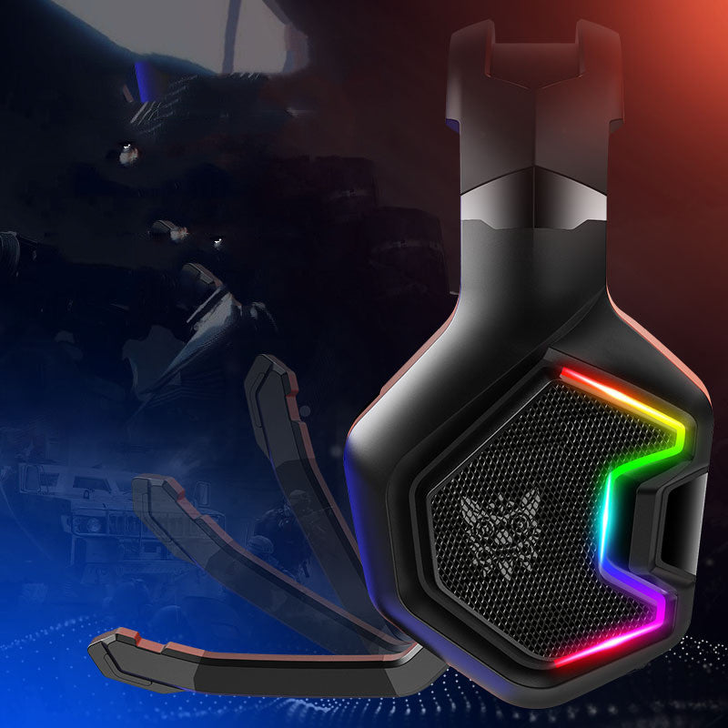Casque Gamer filaire – Haut-parleur 50 mm, Jack 3,5 mm, Câble tressé, Réduction du bruit, 2,2 m