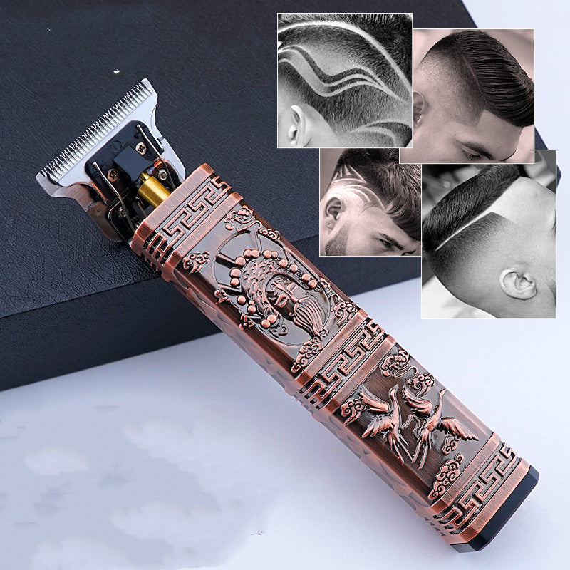 Retro Hair Clipper — Titanium Blade, USB Charging