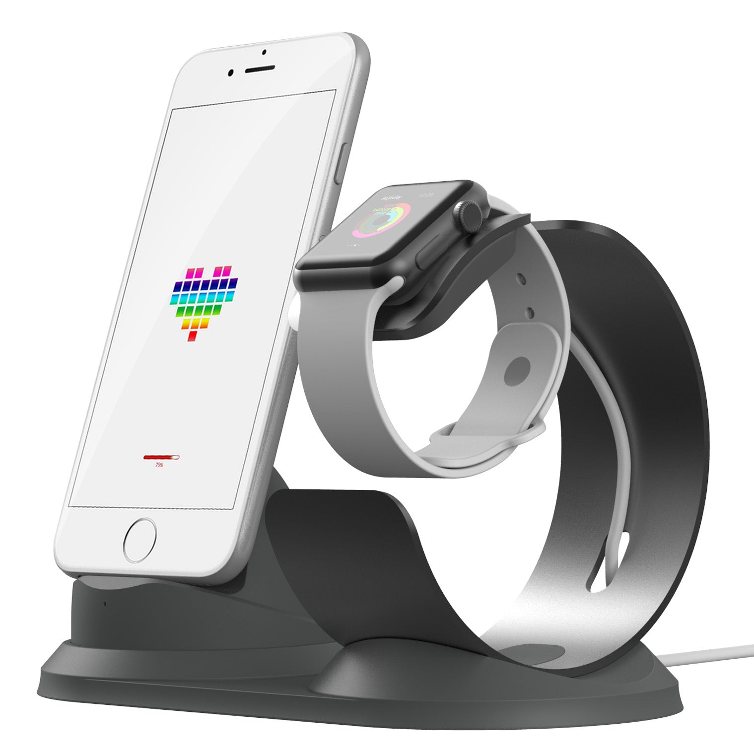 Aluminium Charging Stand — CNC Alloy, Anti-Slip