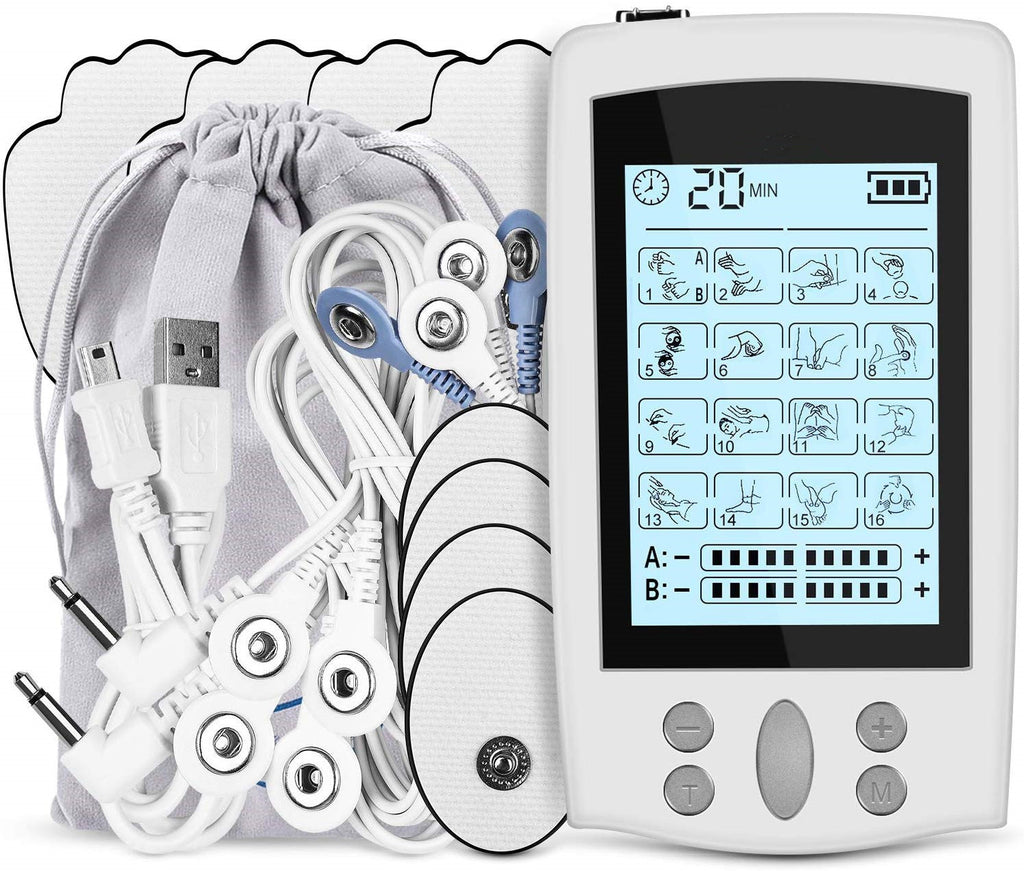 EMS Pulse Massager — 16 Modes, Rechargeable