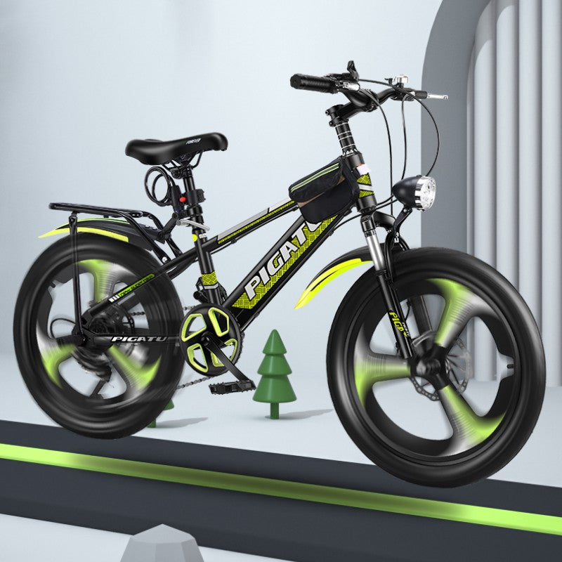 Kinder-Mountainbike mit Stoßdämpfung und Gangschaltung