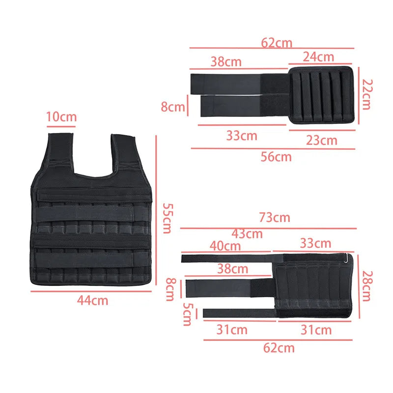 Adjustable Weighted Vest | Teckeleck UK