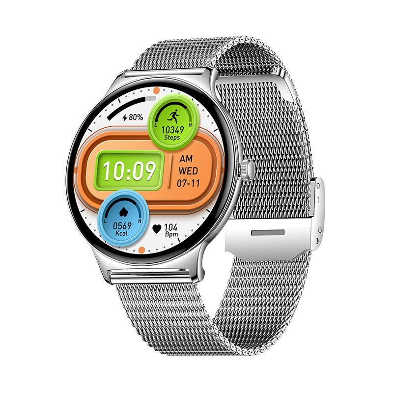 Montre connectée de sport étanche avec écran Full HD, messages et rappels téléphoniques