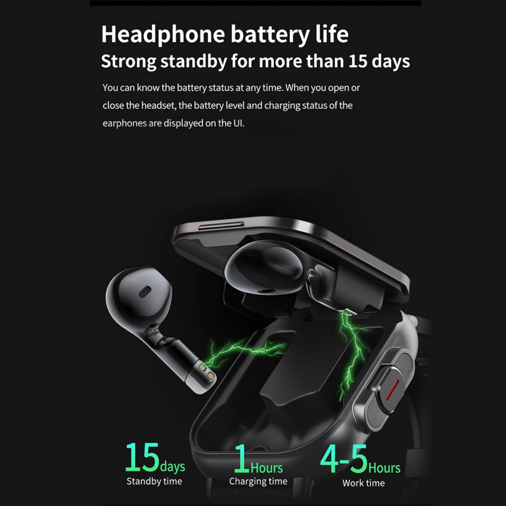 Smartwatch with Earbuds | Teckeleck UK