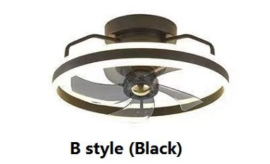 Plafonnier ventilateur de mode simple – 118 W, abat-jour en acrylique, 220 V, chambre et salle à manger