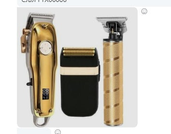 Tondeuse électrique Longfeng pour cheveux et tête d'huile