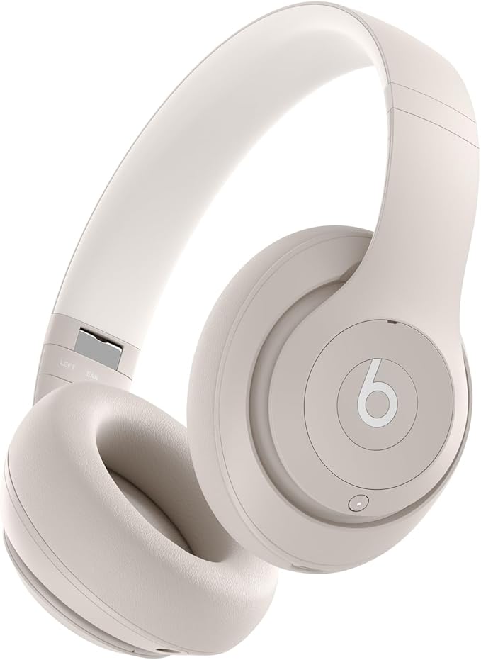 Beats Studio Pro-Premium Wireless Over-Ear Headphones- Up to 40-Hour Battery Life, Active Noise Cancelling, USB-C Lossless Audio, Apple & Android Compatible- Sandstone