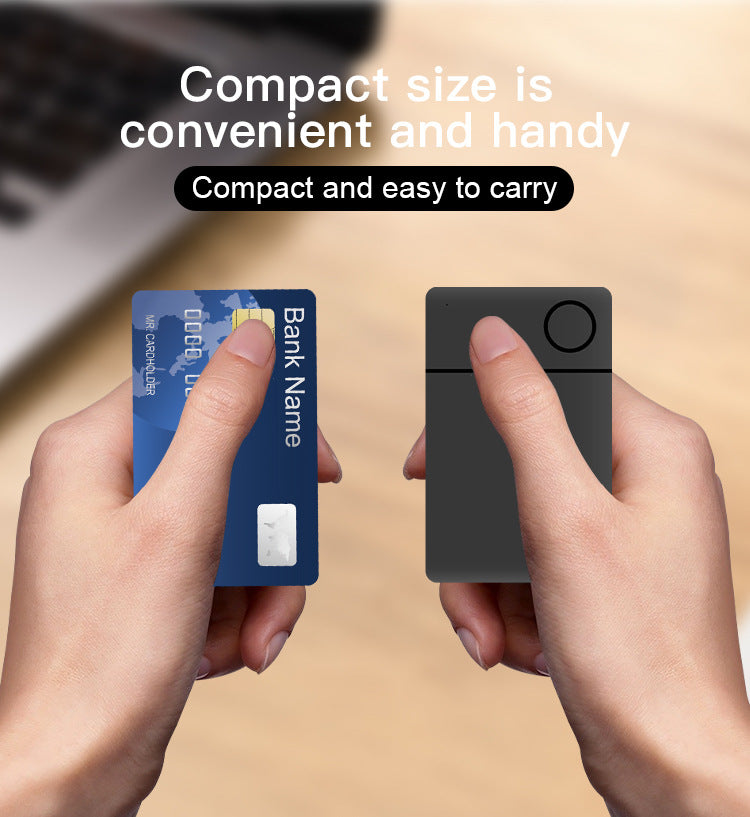 Bluetooth Card Tracker — Wallet Fit, Apple Compatible
