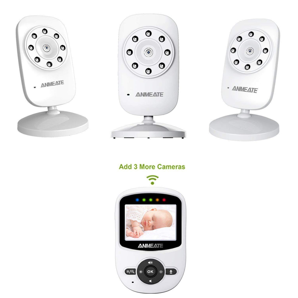 SM24 Kabelloses Video-Babyphone mit Digitalkamera – Wiederaufladbar
