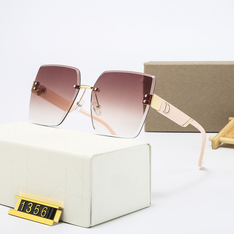 Fashion Luxury Rimless Sunglasses | Teckeleck UK