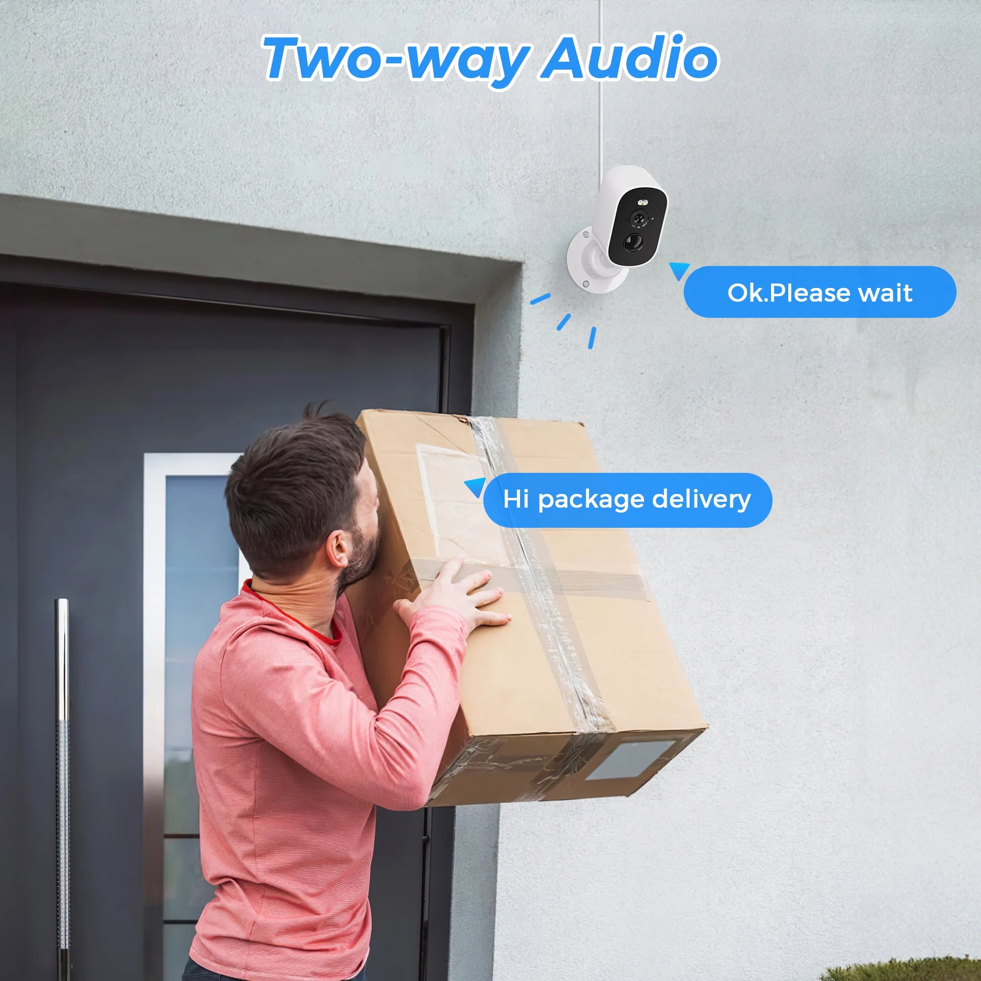 Solar Powered Outdoor Security Camera | Teckeleck UK