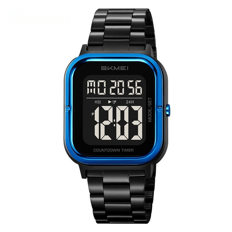 Montre lumineuse numérique électronique simple pour homme Skmei
