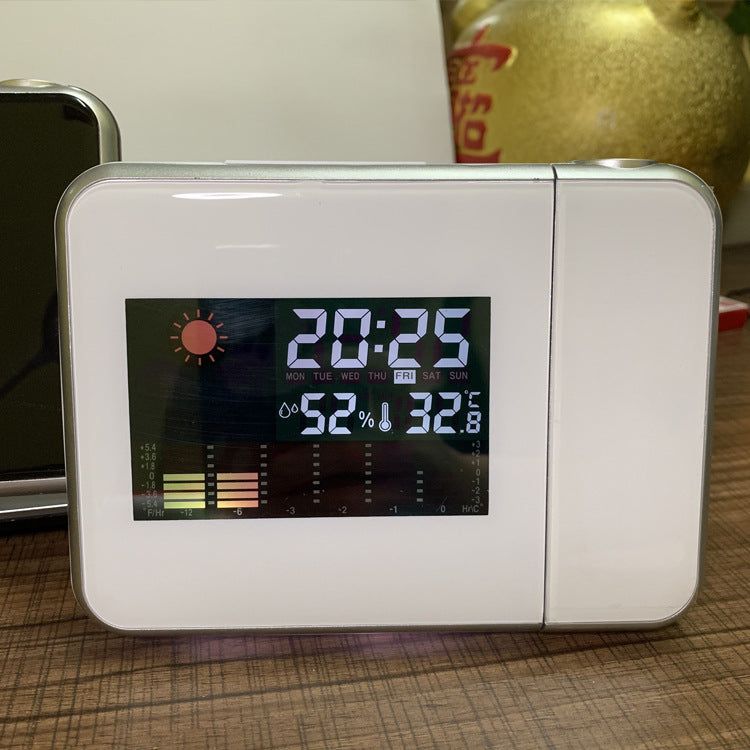 Elektronische Heimuhr – USB-betrieben, kompakt, Schwarz & Weiß