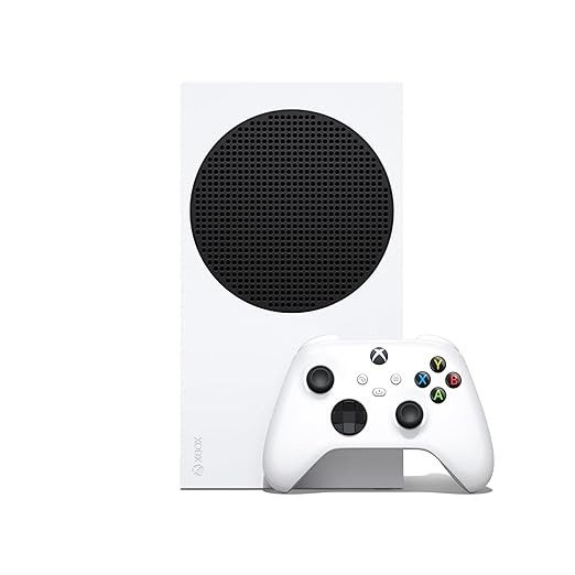 Xbox Series S - All Digital Gaming Console - 512GB SSD - Includes Wireless Controller - 120FPS - Robot White