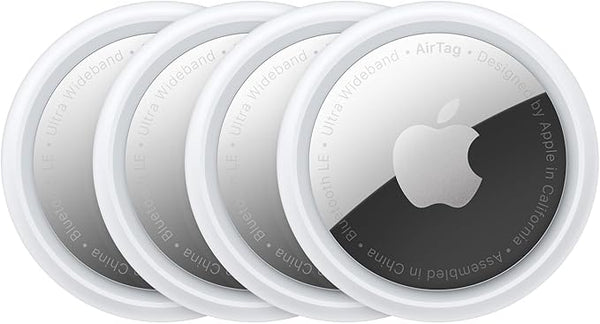 Apple AirTag (1st Generation) - 4 Pack. Keep Track of and find Your Keys, Wallet, Luggage, Backpack, and More. Simple one-tap Set up with iPhone or iPad, Bluetooth