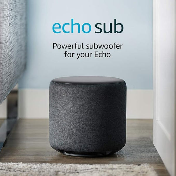 Amazon Echo Sub, Powerful subwoofer for your Echo, Requires compatible Echo device