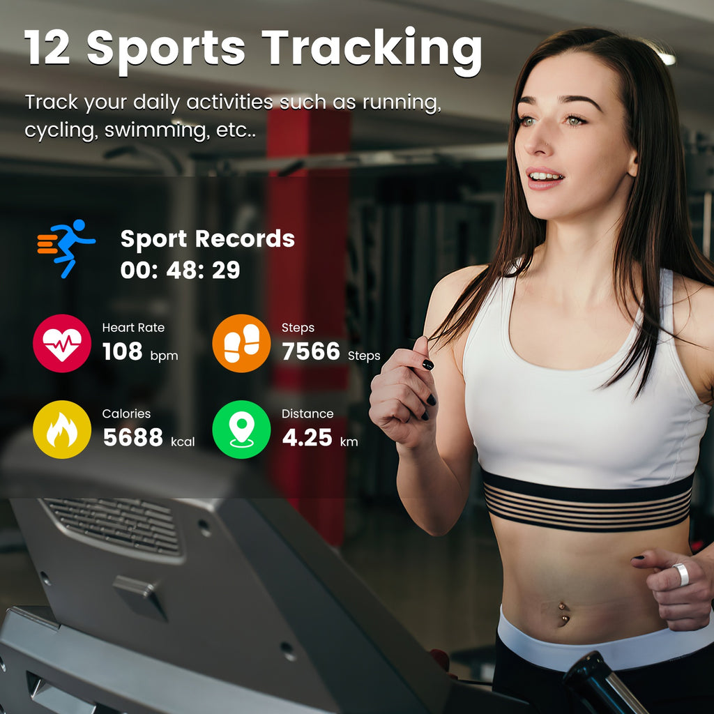 Smart Ring — Heart Rate, Blood Oxygen, Sleep