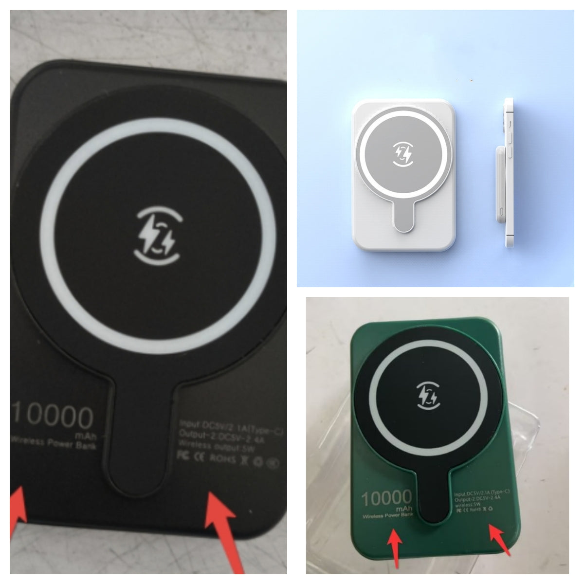 Mini magnetische kabellose Powerbank – 5000 mAh/10000 mAh, Schnellladung, MagSafe-kompatibel