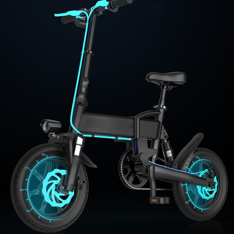 14" Electric Bicycle — Lithium Battery, Portable