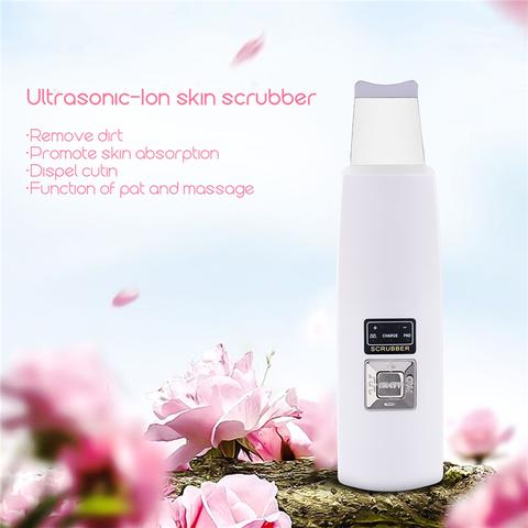 Ultrasonic Skin Scrubber — Blackhead Removal, Spa Care