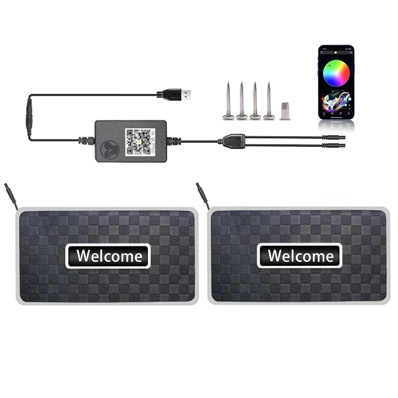 Personalized Car Floor Mat Light | Teckeleck UK