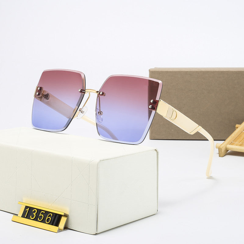 Fashion Luxury Rimless Sunglasses | Teckeleck UK
