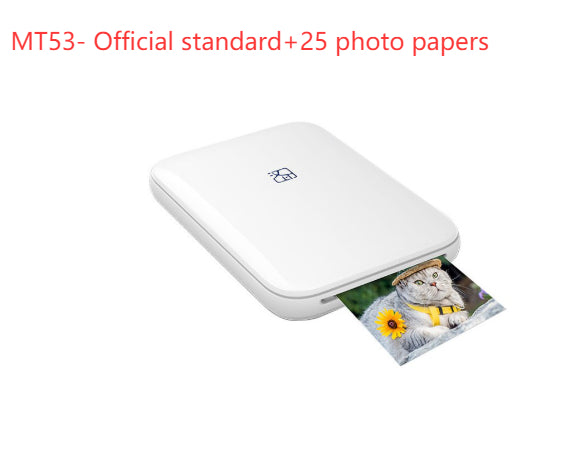 Imprimante Photo Couleur Portable Imprimante Photo Sans Fil Pleine Couleur USB Bluetooth Imprimante à Sublimation Thermique
