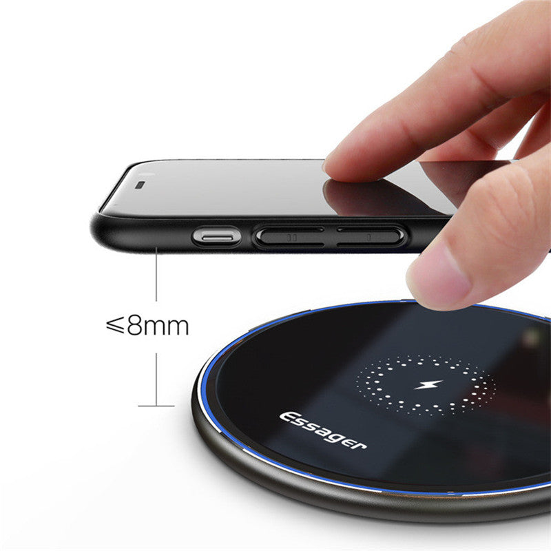 Qi Wireless Charger — Aluminium Alloy, Fast Charge
