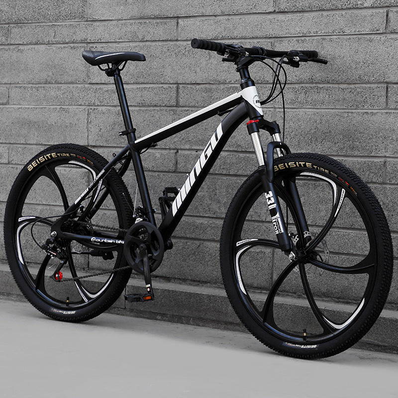 Vélo tout terrain VTT 24 26 pouces Freins à disque Amorti Vélo homme et femme Vitesse variable