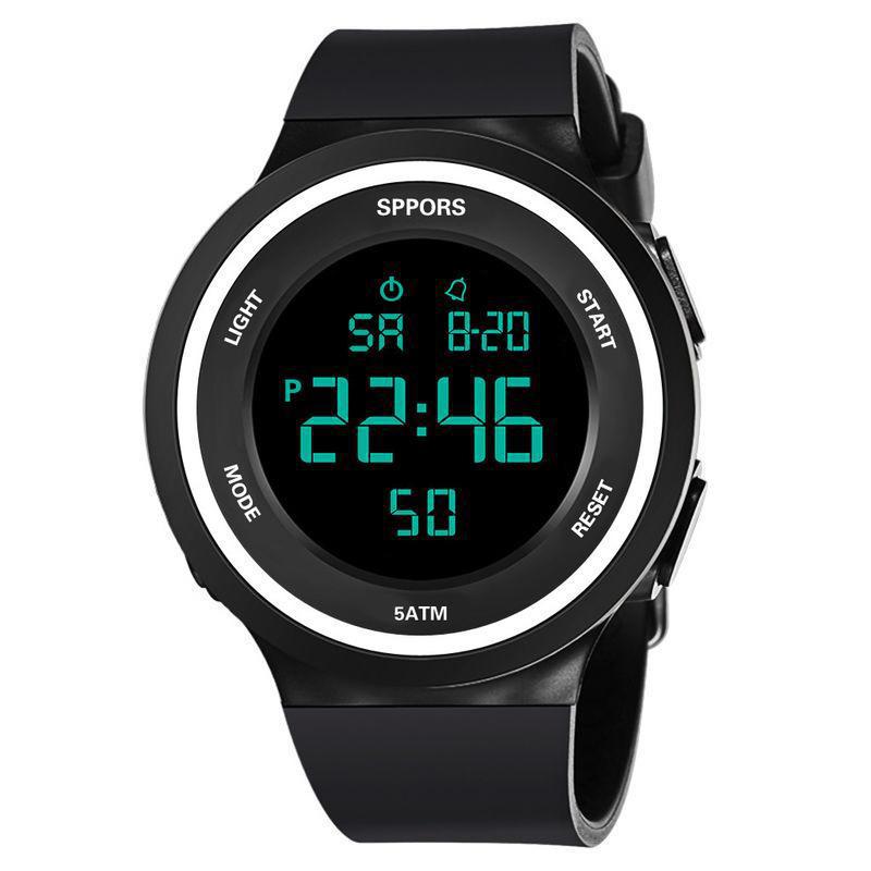 Montre électronique de sport multifonctionnelle à grand écran