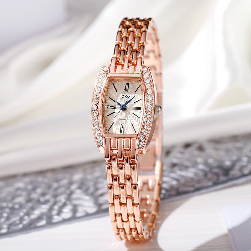 Damen-Uhren im eckigen Eimer-Design, Modeschmuck