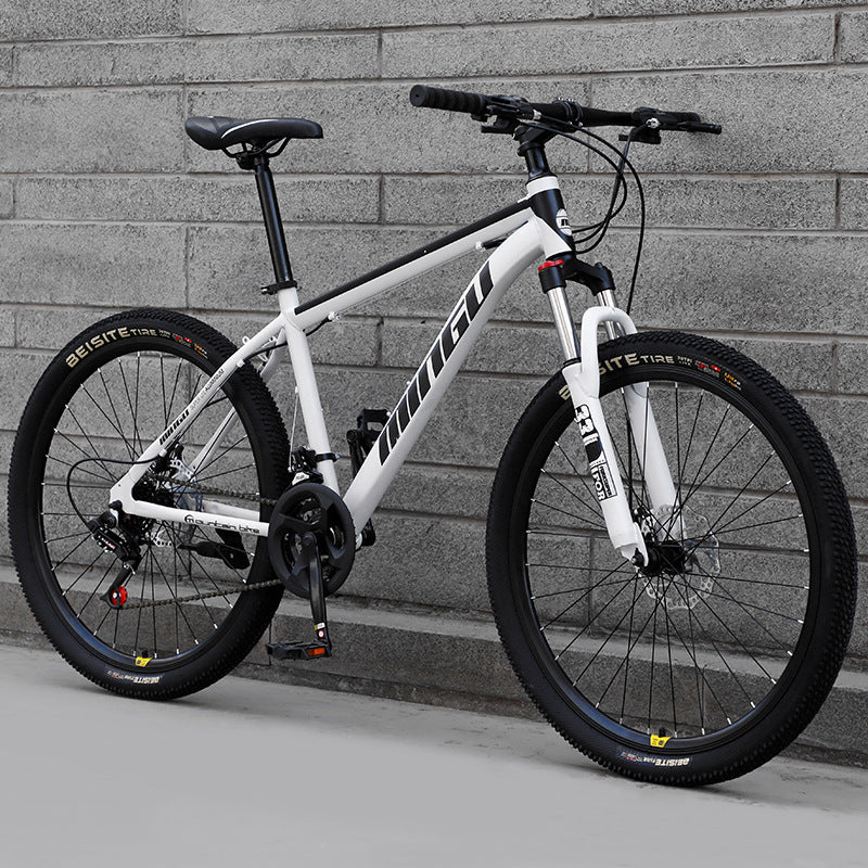 Vélo tout terrain VTT 24 26 pouces Freins à disque Amorti Vélo homme et femme Vitesse variable