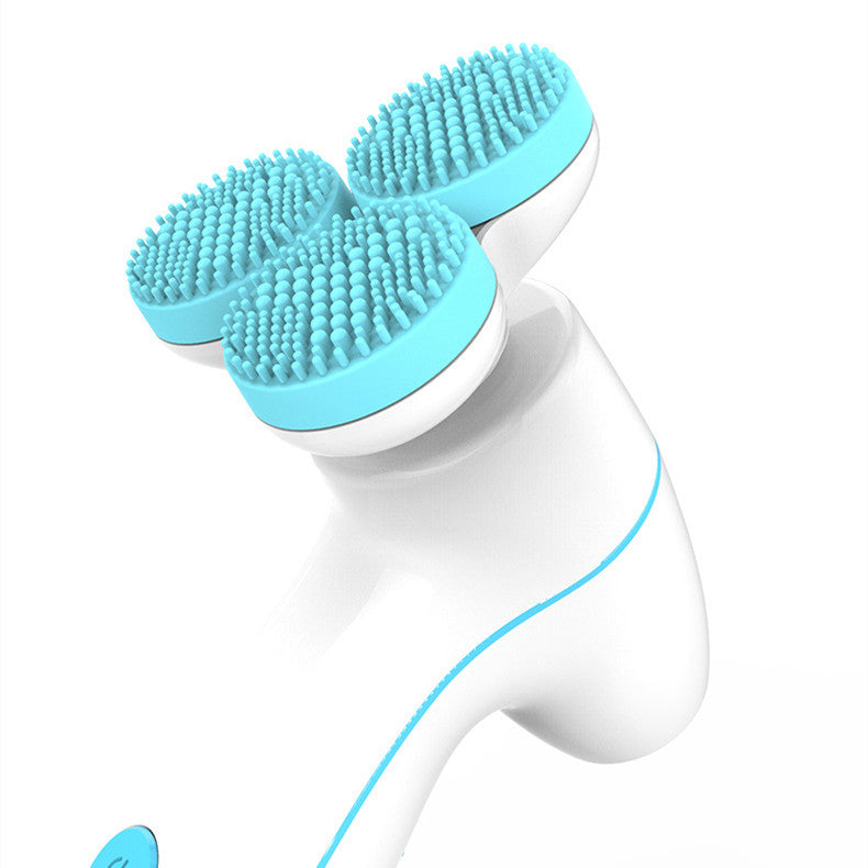 Nettoyant Masseur Intelligent 3D, Nettoyant Électrique, Nettoyant Visage Électrique en Silicone